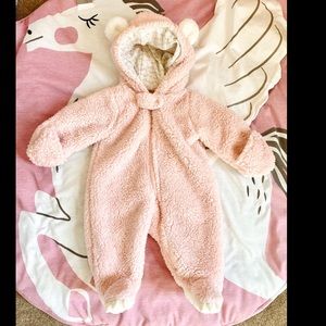 Sherpa Pink Bear Outfit